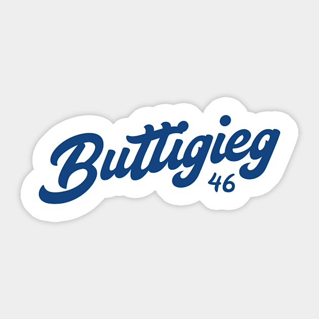 Buttigieg 46 Sticker by Calculated